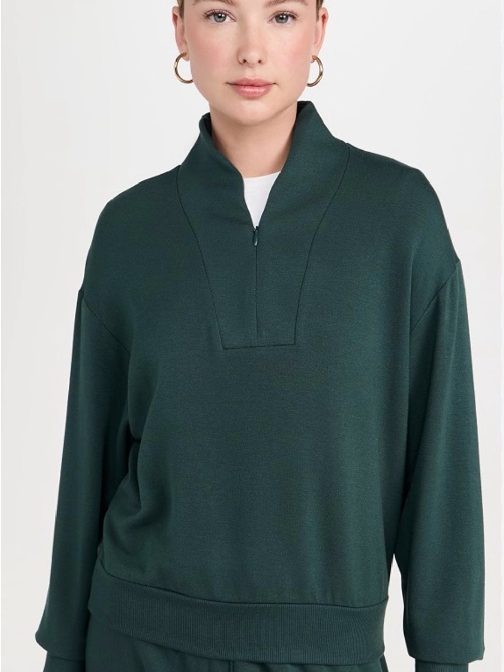 Splits59 Dark Green (Military) Birdie Fleece 1/2 Zip